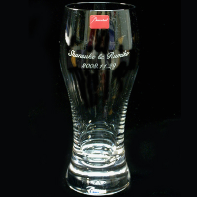 オノロジー ビアタンブラー 名入れ(側面) 詳細HPへ!